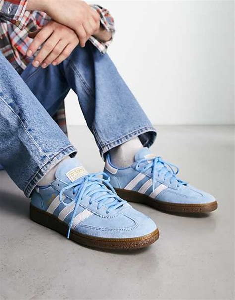 adidas spezial handball light blue|adidas handball spezial core blue.